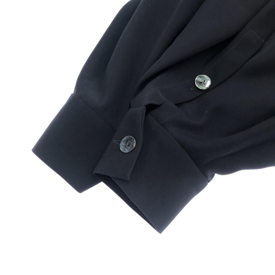 ENFOLD エンフォルド 24SS ASYMMETRY COLLAR BLOUSE アシンメトリー