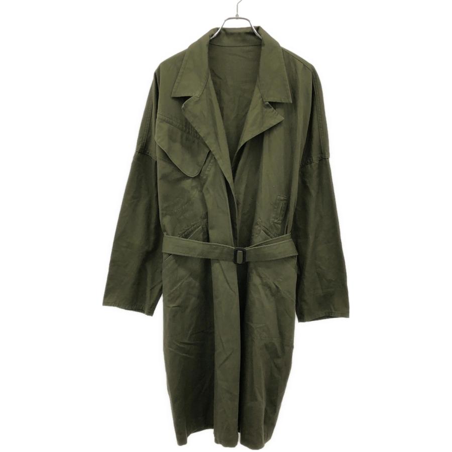 B Yohji Yamamoto ビー ヨウジヤマモト 17AW コットンベルテッドコート NK-C54-008 カーキ 2 ITF7R1UEH454 | 