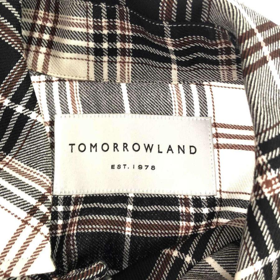 TOMORROWLAND トゥモローランド ウールチェックシャツ 63-01-94 TOMORROWLAND トゥモローランド ウールチェックシャツ 63-01-94