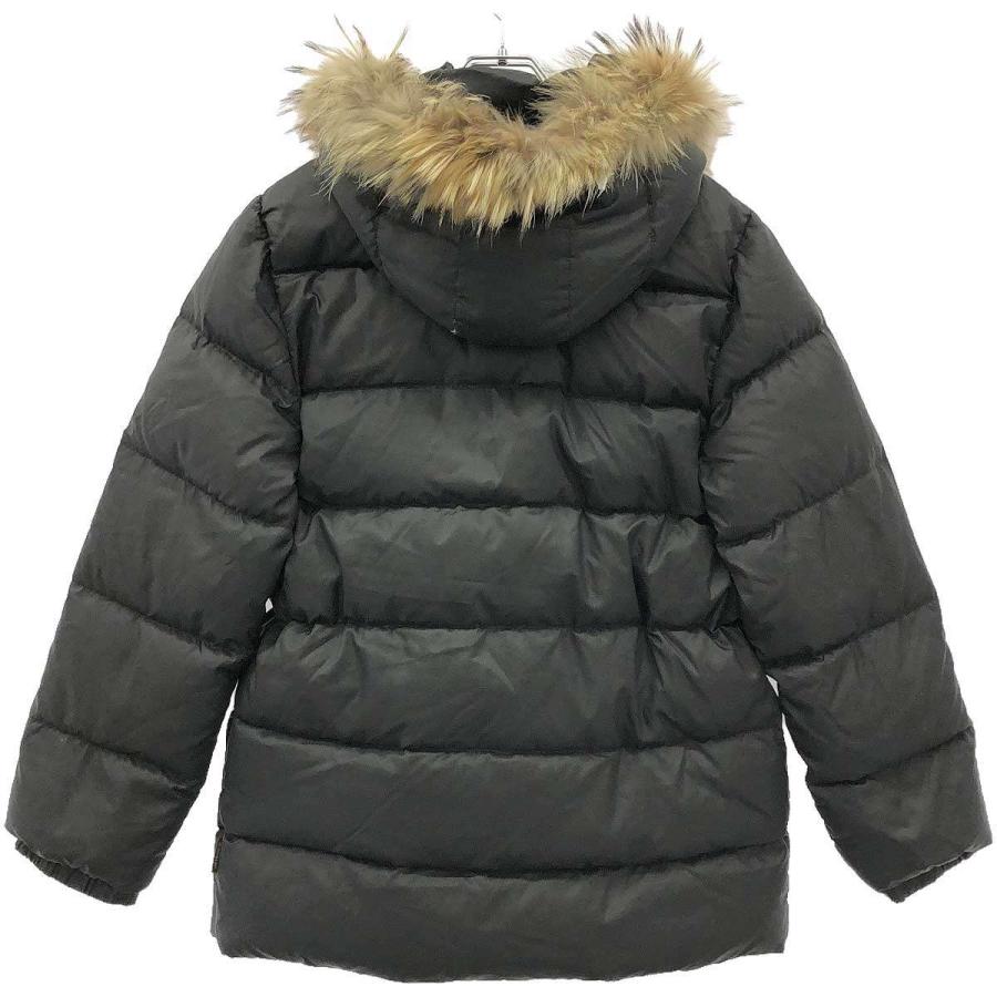 MONCLER モンクレール 茶タグ ファーダウンジャケット ブラック 2