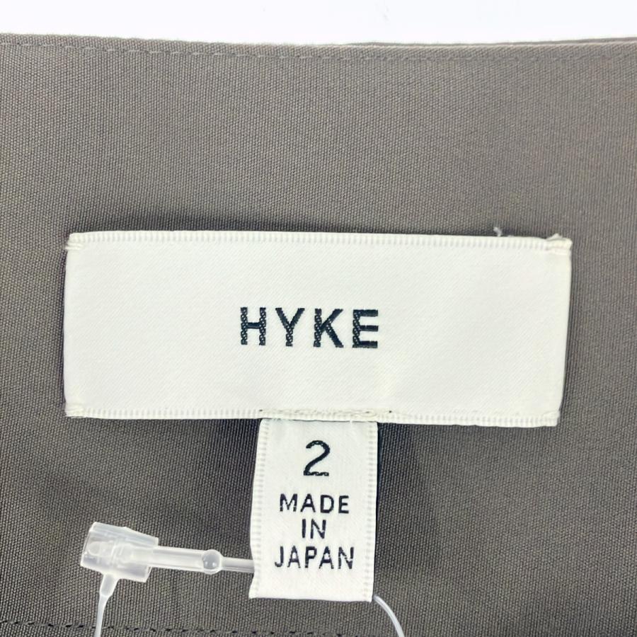 HYKE（ハイク） PLEATED SKIRT プリーツスカート 201-14043 ブラウン 2