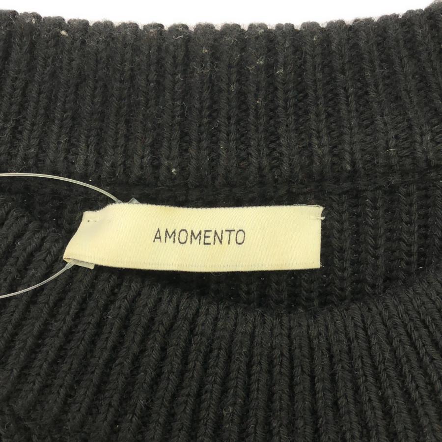 AMOMENTO（アモーメント） 23AW ウールリブニットセーター AM23FWW09KN