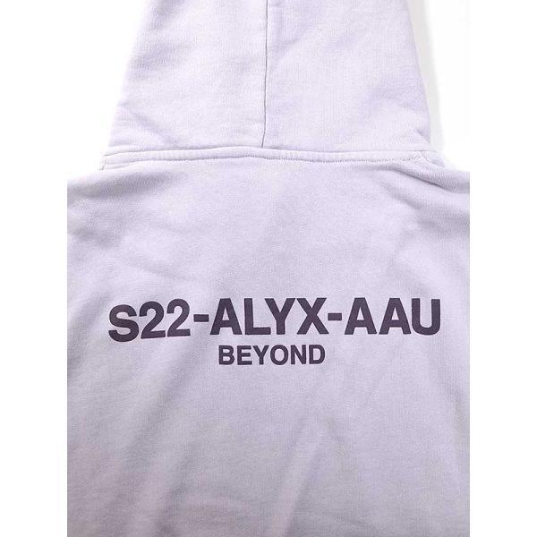 1017 ALYX 9SM アリクス 22SS ロゴプリントプルオーバースウェット 