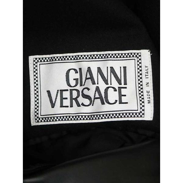 GIANNI VERSACE ジャンニ ヴェルサーチ レザーテーラードジャケット