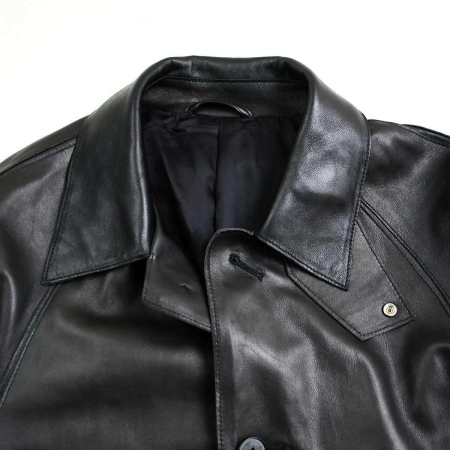 YOAK YOKE ヨーク 24SS LEATHER CUT-OFF HALF COAT レザーカット YOAK YOKE ヨーク 24SS LEATHER CUT-OFF HALF COAT レザーカット