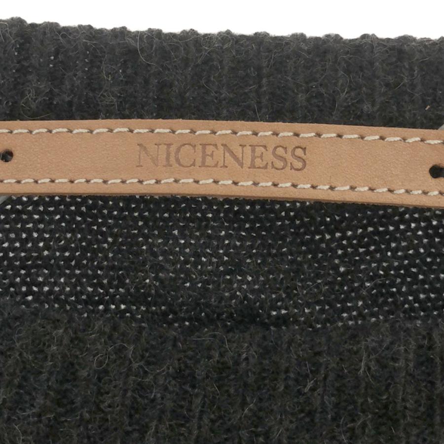 NICENESS ナイスネス HANCOCK カシミヤウールニットセーター NN-K02F19 