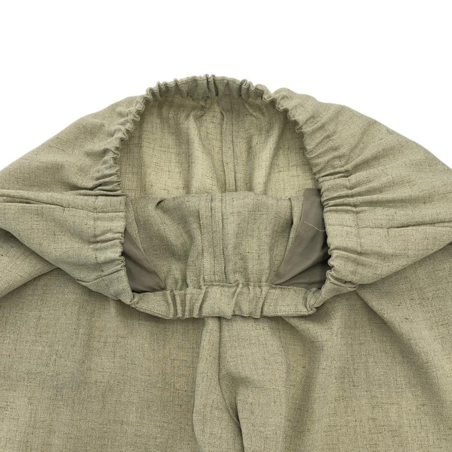 ENFOLD（エンフォルド） リネンライクリラックスワイドゴムトラウザー