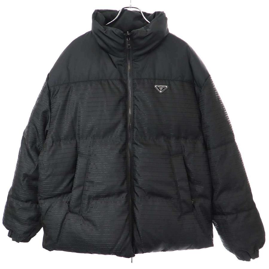 PRADA プラダ 23AW RE-NYLON リバーシブルミディアムダウンジャケット