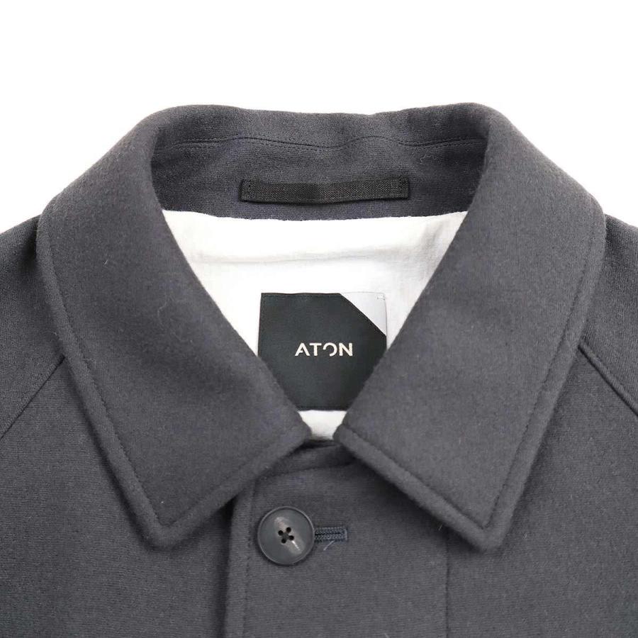 ATON エイトン 21AW SUPER 160S DOUBLE SAXONY BALMACAAN COAT ATON エイトン 21AW SUPER 160S DOUBLE SAXONY BALMACAAN COAT