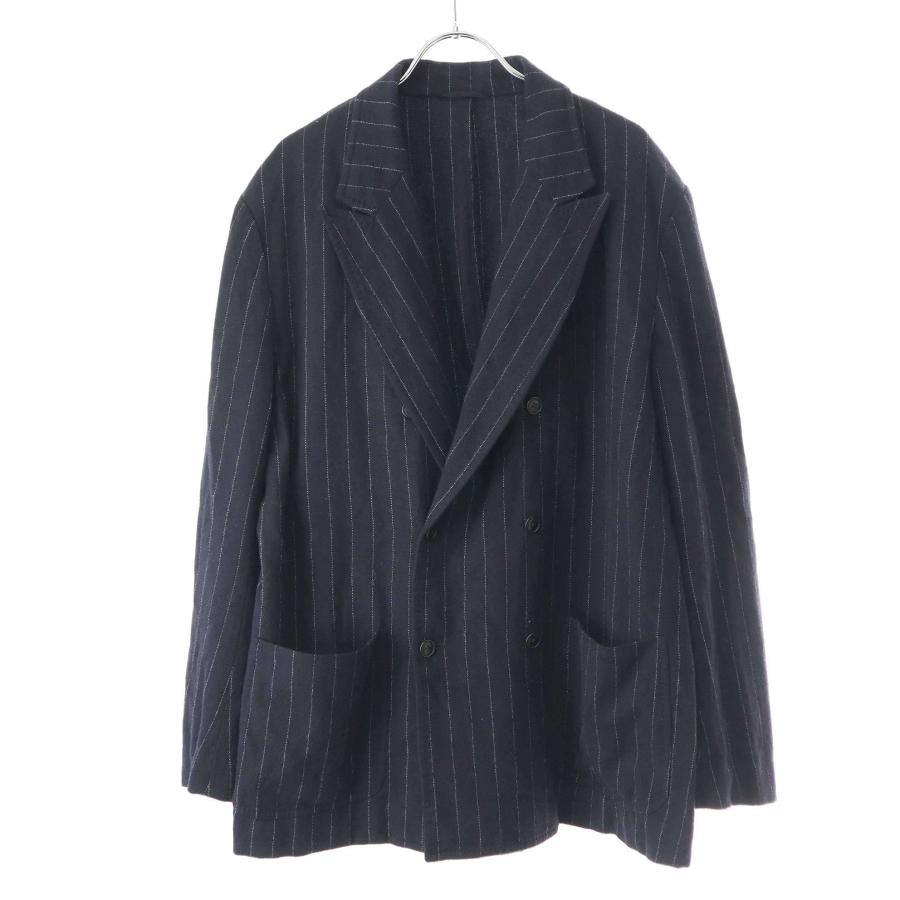 COMOLI コモリ 20AW 強縮ウールストライプジャケット&イージーパンツ