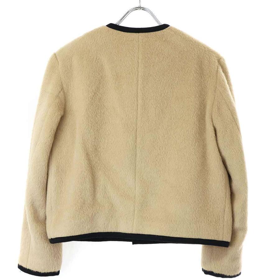 ユニオンランチ アルパカシャギーノーカラージャケット ユニオンランチ アルパカシャギーノーカラージャケット - メルカリ