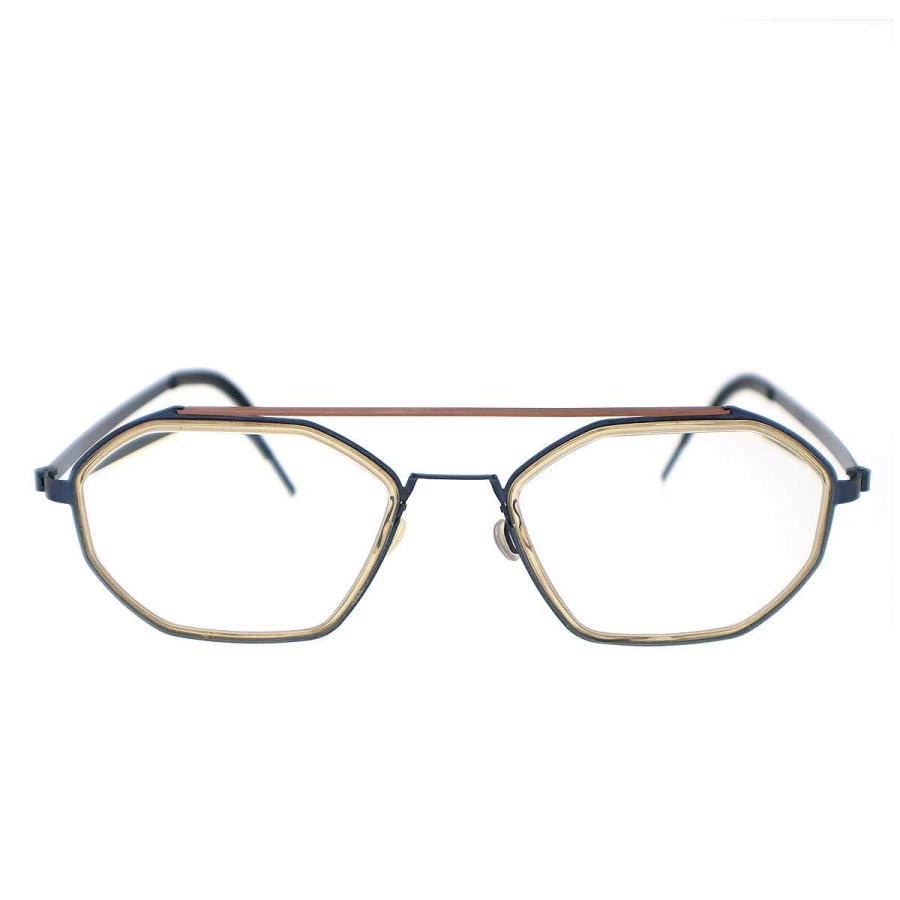 Lindberg リンドバーグ 9756 度入りアイウェア メガネ ネイビー