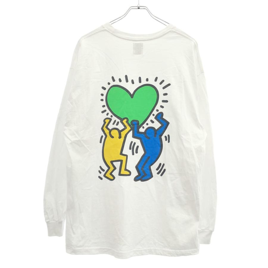ひ*ろ様 XXL ワコマリア KEITH HARING 夏物 Tシャツ トップス Keith Haring（キース ヘリング） WACKO MARIA ワコマリア ロング