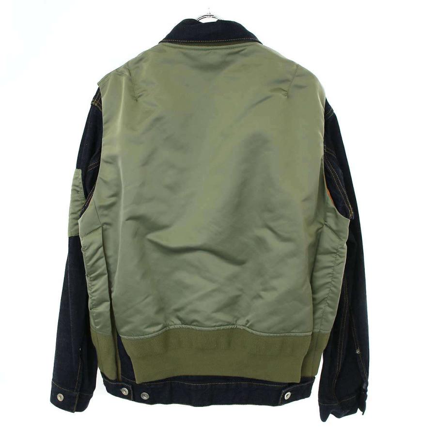 sacai サカイ 22AW Nylon Twill Mix Blouson ナイロン ツイル sacai サカイ 22AW Nylon Twill Mix Blouson ナイロン ツイル