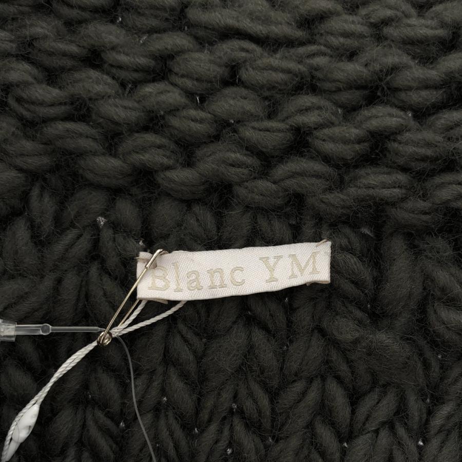 Blanc YM ブラン ワイエム 23AW ハンド スキッパーニットセーター BL-23A-WKHSS グレー M Blanc YM（ブランワイエム） ブラン ワイエム 23AW ハンド スキッパー