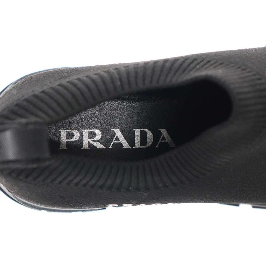 PRADA プラダ ローソックススニーカー 1S716L ブラック 37 PRADA プラダ ローソックススニーカー 1S716L ブラック 37