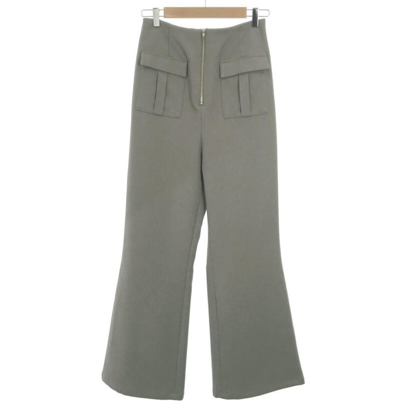 RIM.ARK リムアーク 23AW High waist zip PT ハイウエストジップパンツ 