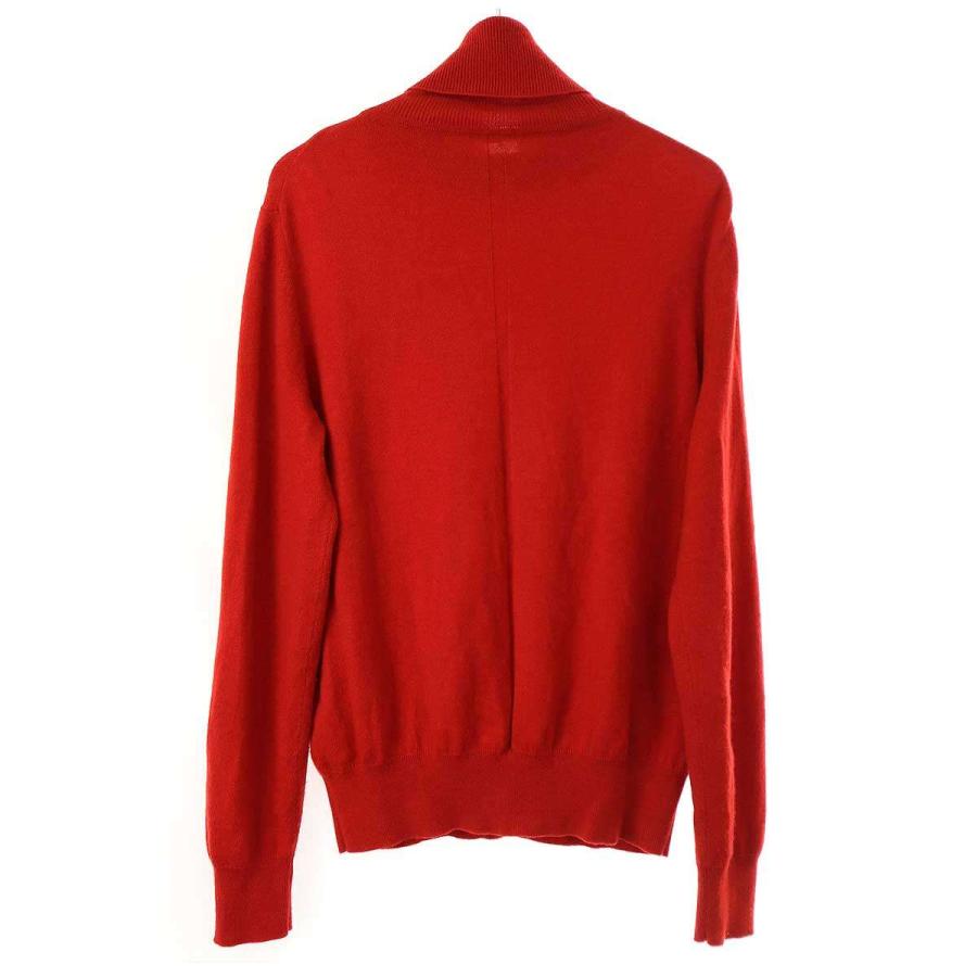 THE ROW - THE ROW ザ ロウ カシミヤ タートルネックニットセーター  レッド M THE ROW ザ ロウ カシミヤ タートルネックニットセーター レッド