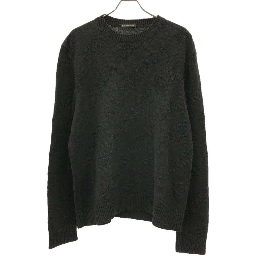 BALENCIAGA（バレンシアガ） 19AW ロゴジャガードプルオーバーニット