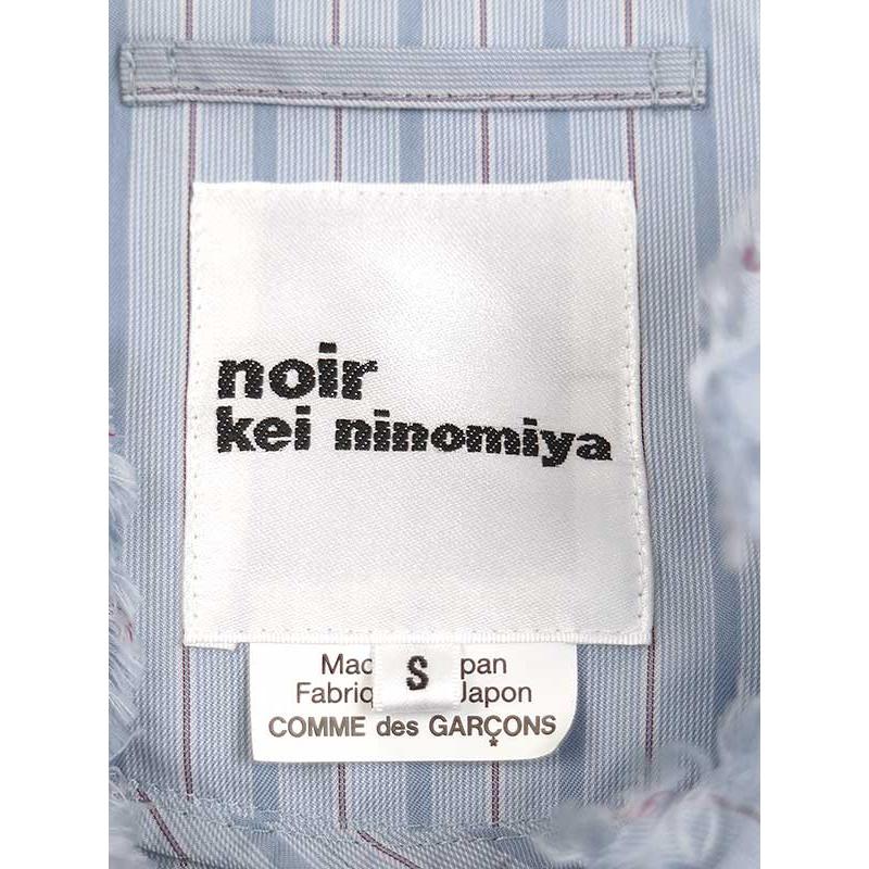 noir kei ninomiya ノワール ケイ ニノミヤ 21AW ストライプ柄フリンジ