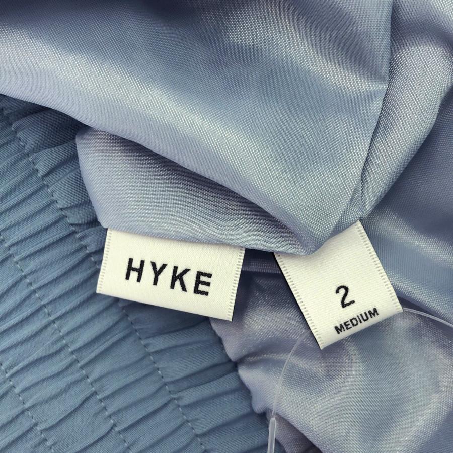 HYKE（ハイク） 24SS TAFFETA PLEATED SKIRT プリーツロングスカート