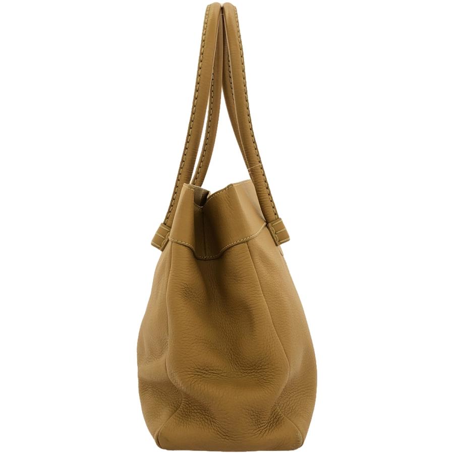 TOD'S（トッズ） TOD'S モカシーノ レザートートバッグ キャメル