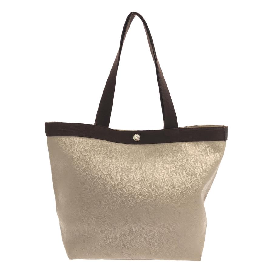 Herve Chapelier エルベシャプリエ キャンバスレザートートバッグ