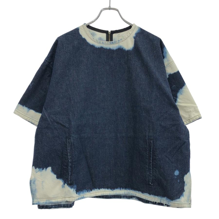 ANCELLM（アンセルム） BLEACH DENIM SS SHIRT ブリーチデニムショート