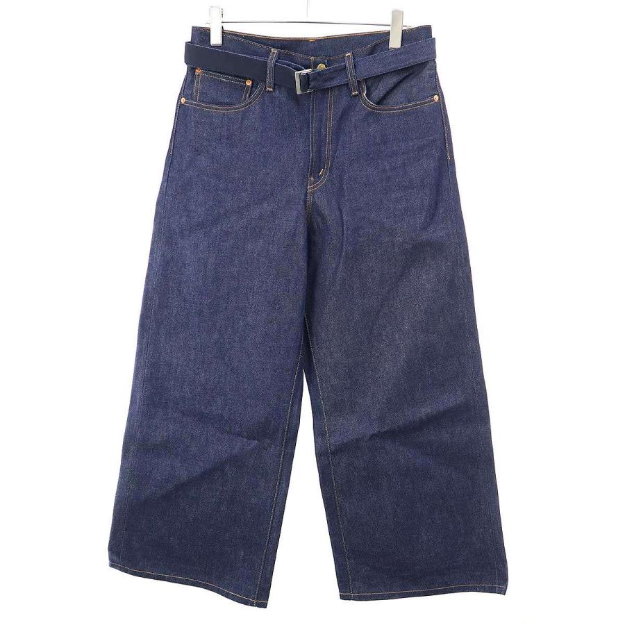 sacai×Levi’s サカイ リーバイス 25SS Denim Pants ベルテッドバギー スタッズデニムパンツ 25-0962S インディゴ 2 sacai×Levi's サカイ リーバイス 25SS Denim Pants ベルテッドバギー
