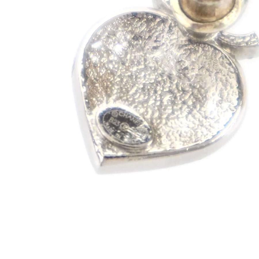 CHANEL（シャネル） 2023年 ココマークハートパールピアス シルバー