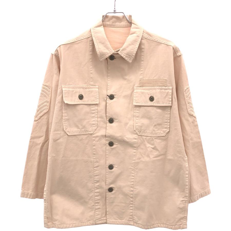 極美品✨ MADISONBLUE ミリタリージャケット　麻　ベージュ　M MADISON BLUE（マディソンブルー） MILITARY JK BS PASTEL ミリタリー