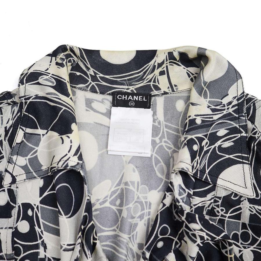 CHANEL（シャネル） 2008年 リボンネックシルクノースリーブトップス 