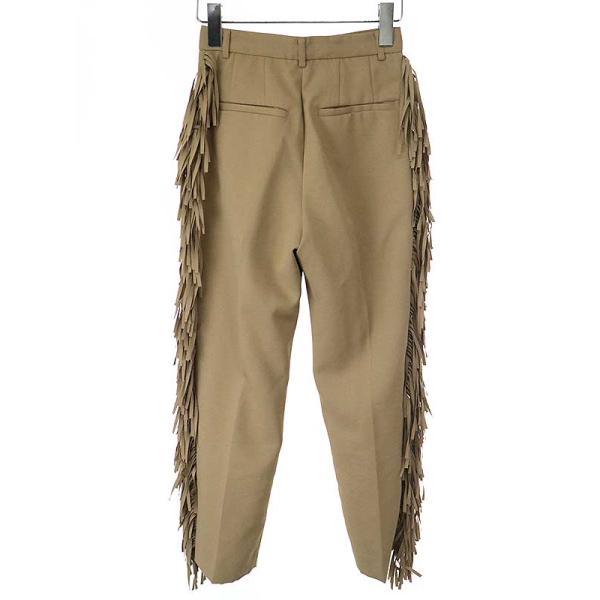 CLANE クラネ FRINGE TAPERED PANTS フリンジテーパードパンツ 
