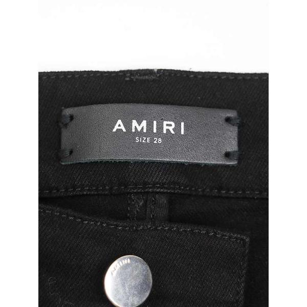 AMIRI アミリ グッリターラインダメージ加工スキニーデニム AMIRI アミリ グッリターラインダメージ加工スキニーデニム