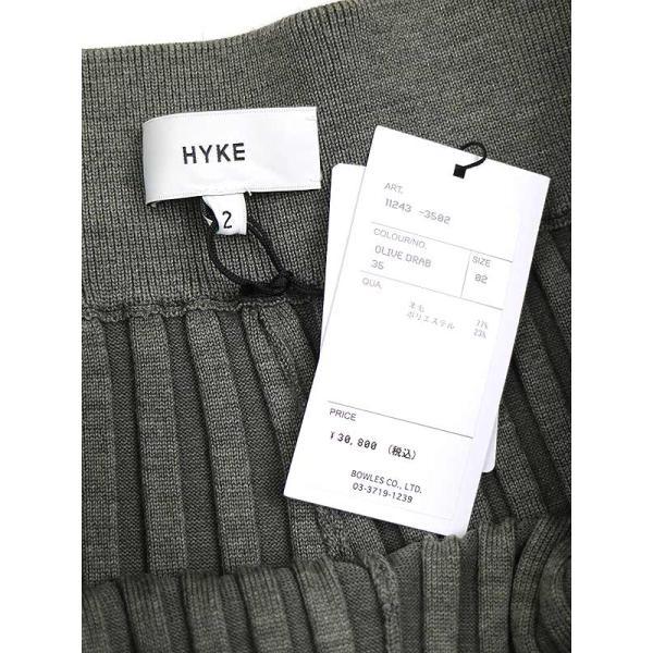 HYKE ハイク 21AW WIDE RIBBED PANTS ワイドリブニットパンツ HYKE ハイク 21AW WIDE RIBBED PANTS ワイドリブニットパンツ