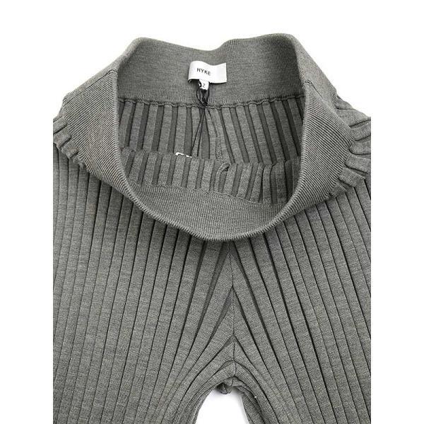 HYKE ハイク 21AW WIDE RIBBED PANTS ワイドリブニットパンツ HYKE ハイク 21AW WIDE RIBBED PANTS ワイドリブニットパンツ