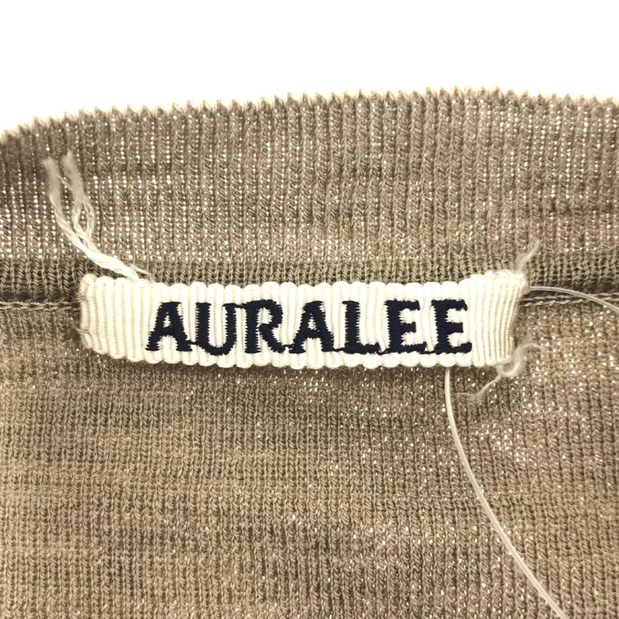 AURALEE（オーラリー） 19SS WASHABLE WOOL RIB KNIT TEE