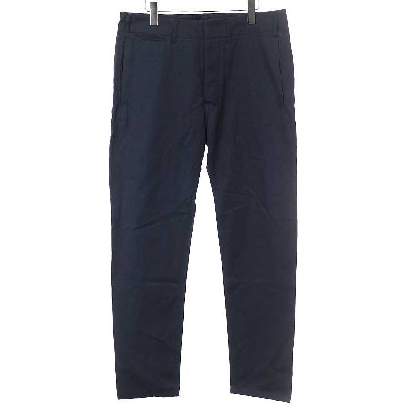 LEMAIRE ルメール コットンテーパードパンツ ネイビー サイズ LEMAIRE ルメール コットンテーパードパンツ ネイビー サイズ