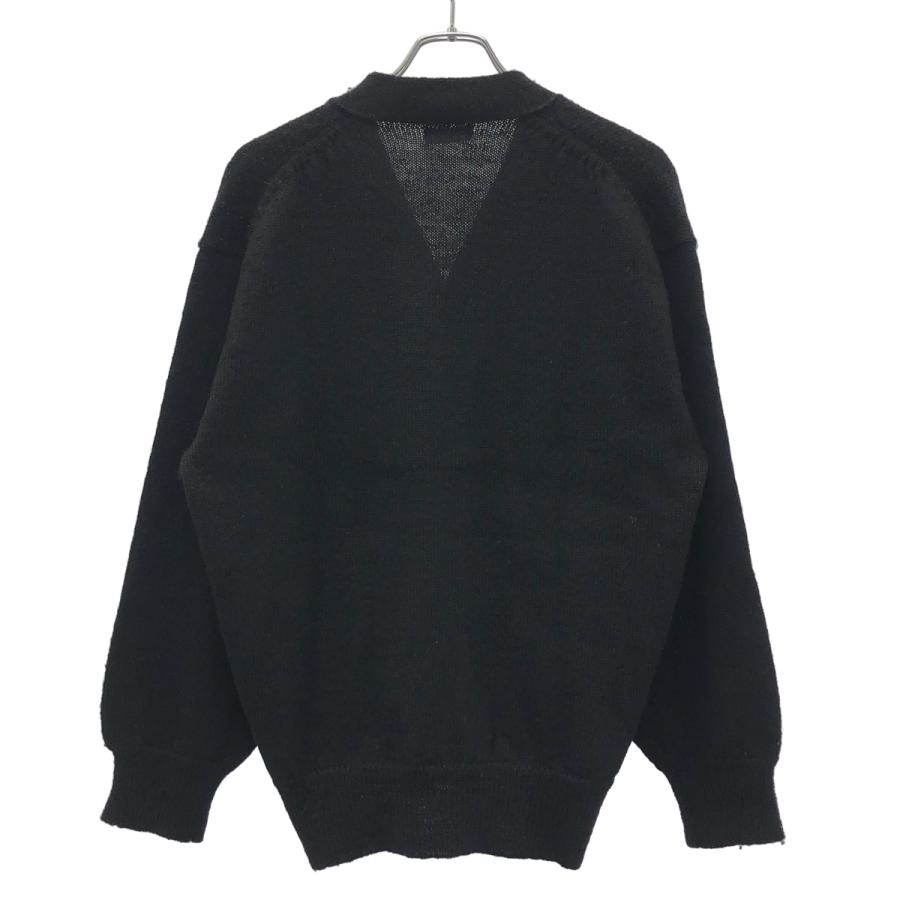 COMME des GARCONS HOMME コムデギャルソンオム 1980's ウールニットカーディガン HN-050220 ブラック ー COMME des GARCONS HOMME コムデギャルソンオム 1980's ウールニット