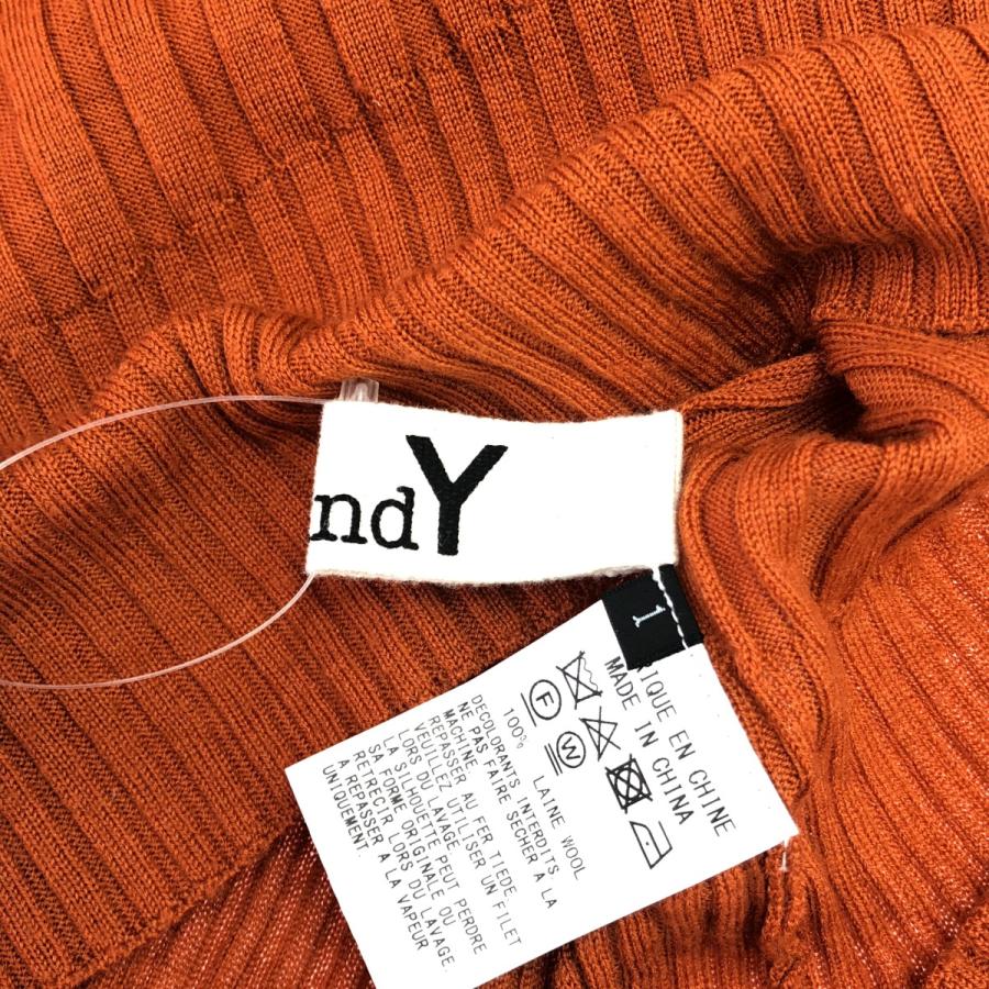 Ground Y グラウンド ワイ 23AW カットアウトタートルネックニット 