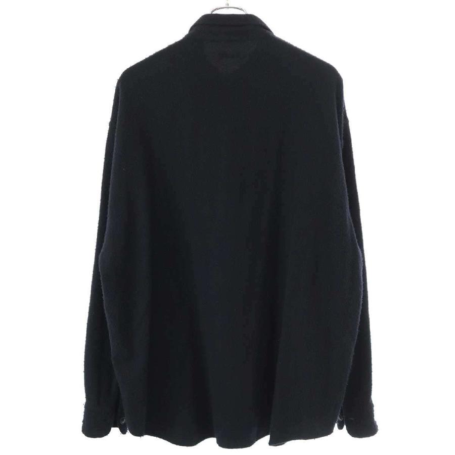 COMOLI コモリ 23AW 縮絨ウールハーフジップシャツ Y03-02010 COMOLI コモリ 23AW 縮絨ウールハーフジップシャツ Y03-02010