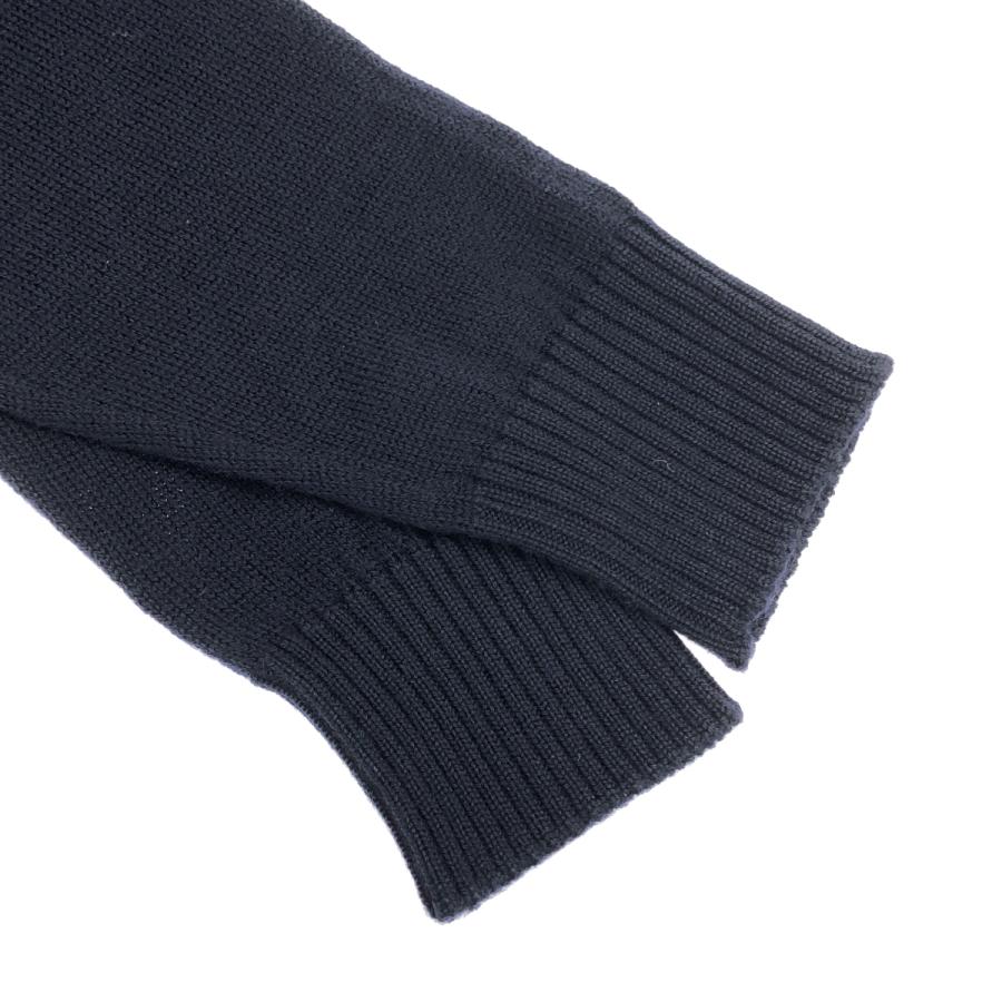 JIL SANDER＋ ジルサンダープラス 25AW ロゴエンブロイダリーウールニットセーター J47GP0189 ネイビー 44 JIL SANDER（ジルサンダー） JIL SANDER＋ ジルサンダープラス 25AW