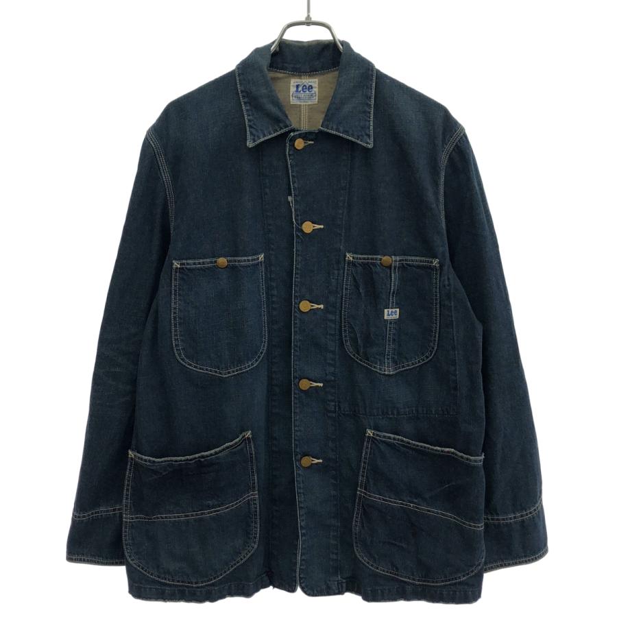 ⭐︎Lee カバーオール 19477 M インディゴ ブルーデニム ジャケット Lee（リー） デニムカバーオールジャケット 19477 インディゴ L