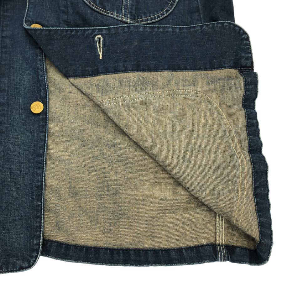 ⭐︎Lee カバーオール 19477 M インディゴ ブルーデニム ジャケット Lee（リー） デニムカバーオールジャケット 19477 インディゴ L