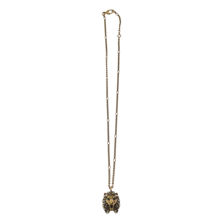 GUCCI ライオンヘッド ネックレス GUCCI（グッチ） ライオンヘッド ネックレス ゴールド : MODESCAPE