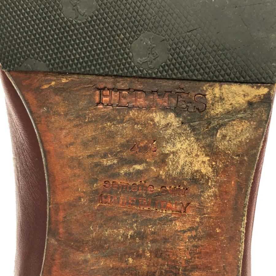 HERMES エルメス サイドゴアレザーブーツ  レッド 41 1/2 ITGIHR11AVL6 | ヘルメス（サントリー） | 05