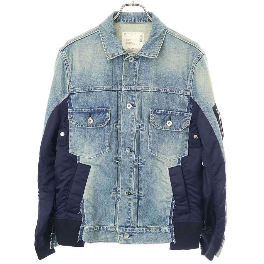 sacai（サカイ） SWITCHED ドッキングデニムジャケットドッキング