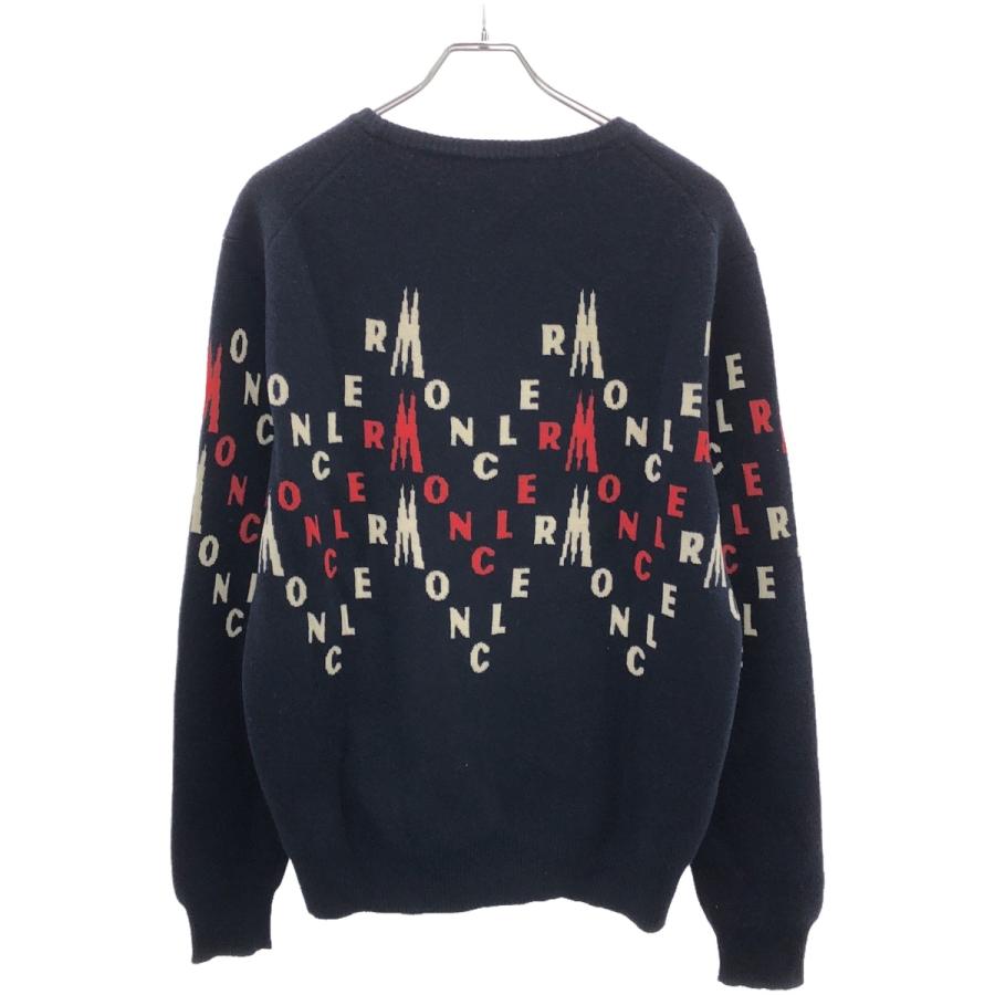 MONCLER モンクレール 19AW MAGLIONE TRICOT GIROCOLLO ロゴジャガード 