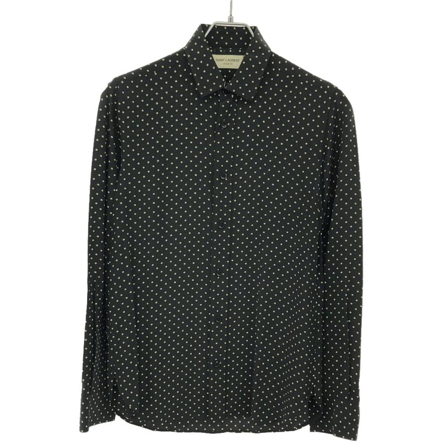 SAINT LAURENT PARIS サンローラン パリ 15SS スターシルクシャツ