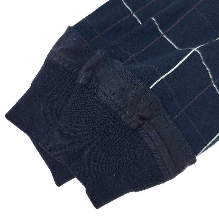 sacai サカイ 18SS スリーブデザインチェックニットセーター 18-01584M